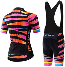 
                        
                          Muat gambar ke penampil Galeri, Women's Cycling Clothing Short Sleeve Bike Jersey Sets Bib Shorts Summer Cycling Sets Reflective
                        
                      