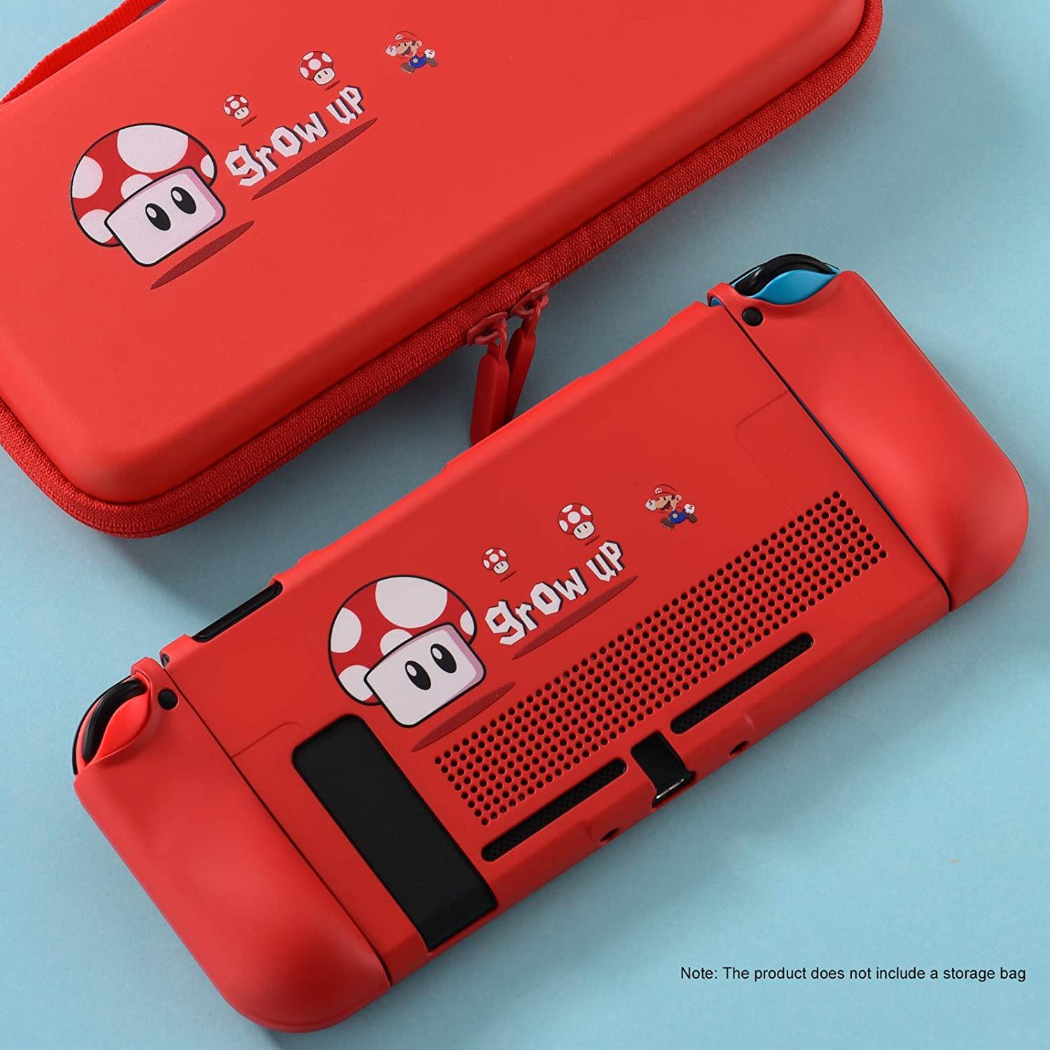 UYIYE Case for Switch - Protective Hard Case for Switch- Dockable TPU Shell Cover for Handheld Video Game Controller - Case Cover for Switch - JOY2ESpree