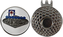 
                        
                          Cargar imagen en el visor de la galería, DA VINCI Magnetic Golf Hat Clip with 1 Inch Embossed Metal Golf Ball Marker - JOY2ESpree
                        
                      