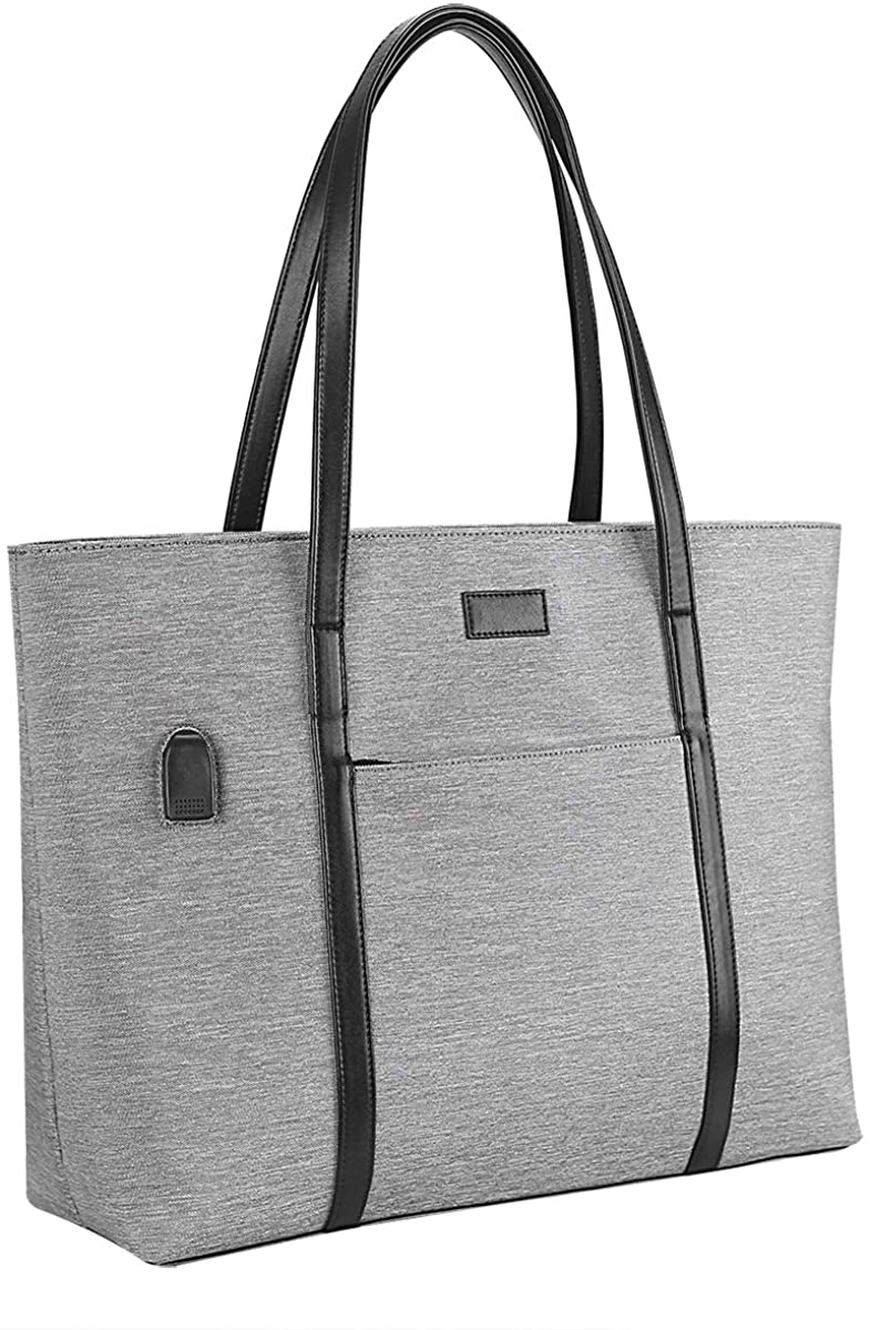 Laptop Tote Purse Large, Business Women Work Bag Teacher Tote Bag Many Pockets