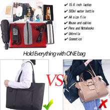 
                        
                          Load image into Gallery viewer, Laptop Tote Purse Large, Business Women Work Bag Teacher Tote Bag Many Pockets
                        
                      