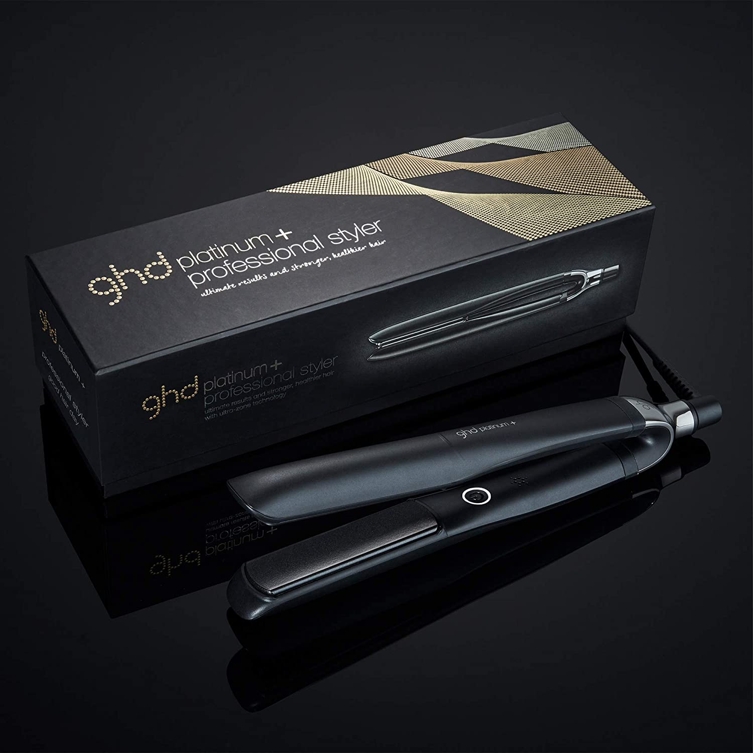 ghd Platinum+ Hair Straightener, Ceramic Flat Iron, Professional Hair Styler