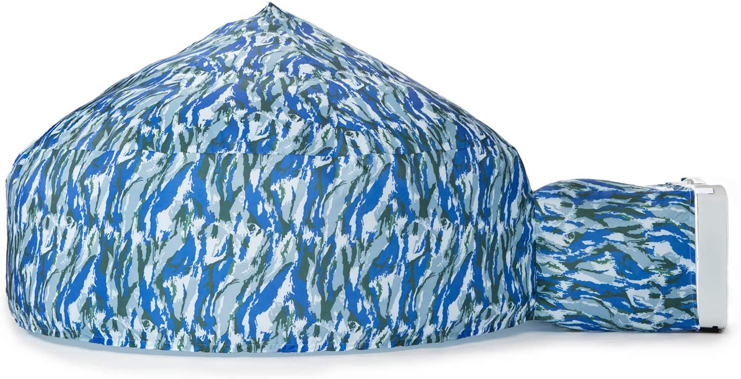 The Original AirFort Build A Fort in 30 Seconds, Inflatable Fort for Kids (Ocean Camo)