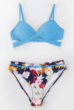 
                        
                          画像をギャラリービューアに読み込む, CUPSHE Women's Wrap Top Floral Bottom Bathing Suit Two Piece Sexy Swimsuit
                        
                      