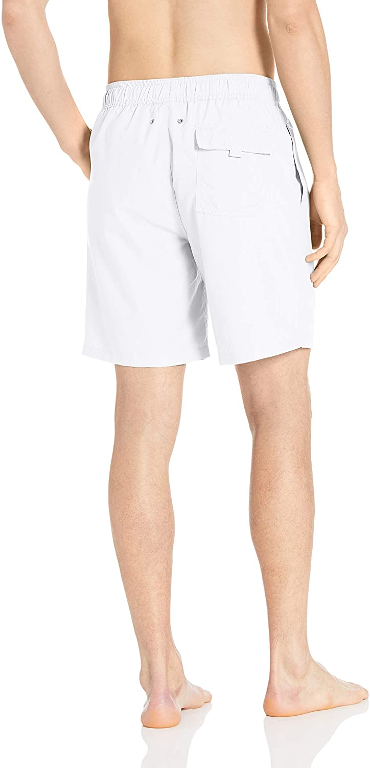 Calvin Klein Men's 7 Inch Elastic Waist Quick Dry Swim Trunk
