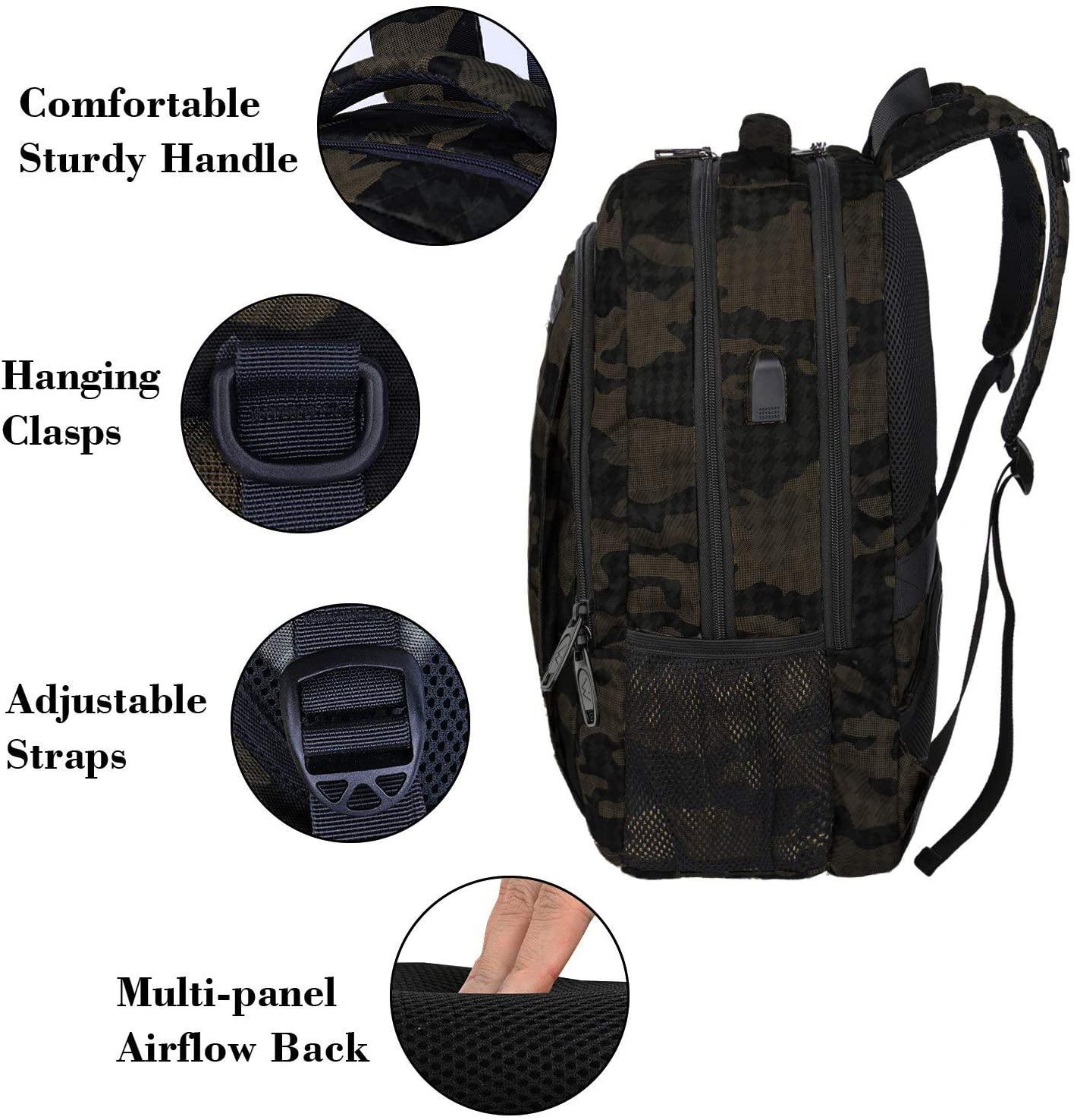 Matein Travel Laptop Backpack, Business Anti Theft Slim Durable Laptops Backpack - JOY2ESpree