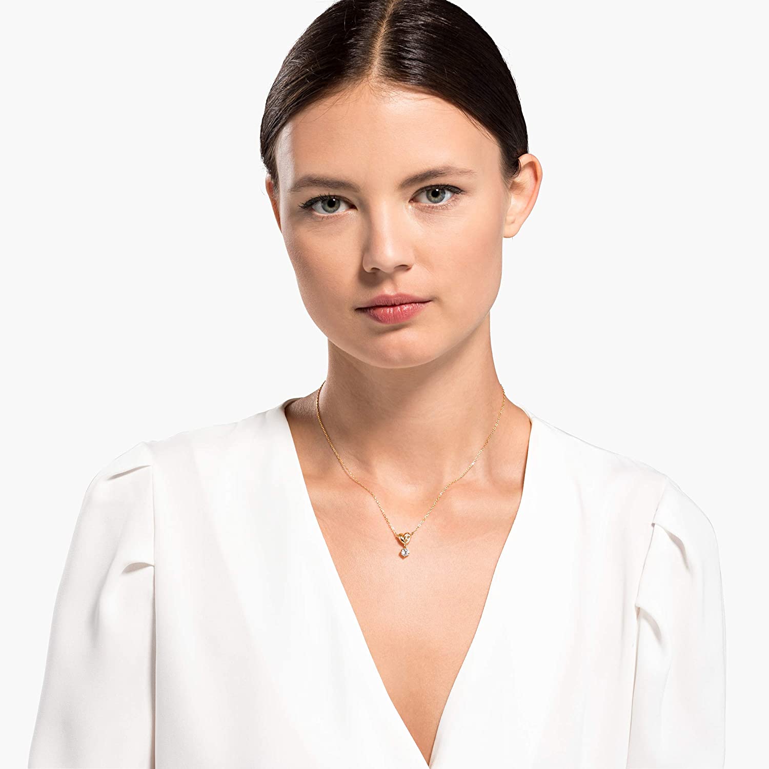 SWAROVSKI Women's Lifelong Heart Jewelry Collection, Clear Crystals - JOY2ESpree