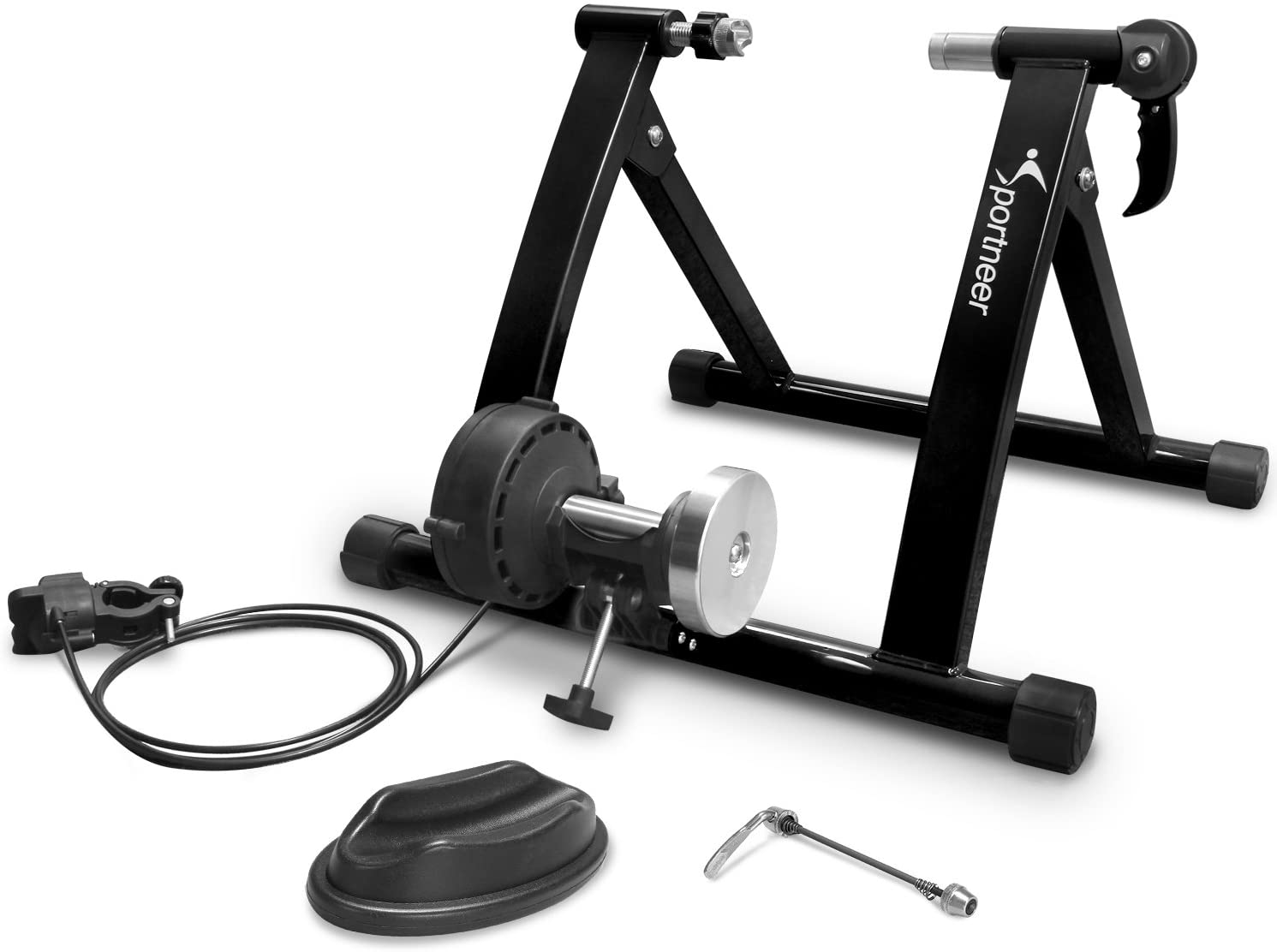 Sportneer Bike Trainer Stand Steel Bicycle Exercise Magnetic Stand