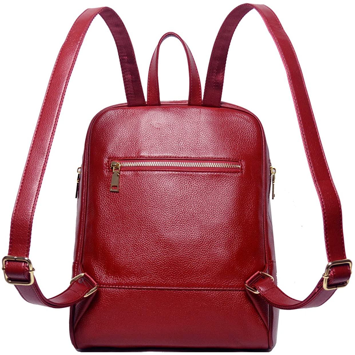 Coolcy Hot Style Women Real Genuine Leather Backpack Fashion Bag