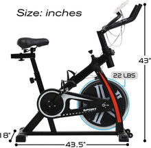 
                        
                          將圖片載入圖庫檢視器 HCB Exercise Bike Indoor Cycling Bike Stationary Bike with Adjustable Seat and Resistance, Comfortable Seat Cushion Cycle Bike for Home Cardio Workout - JOY2ESpree
                        
                      