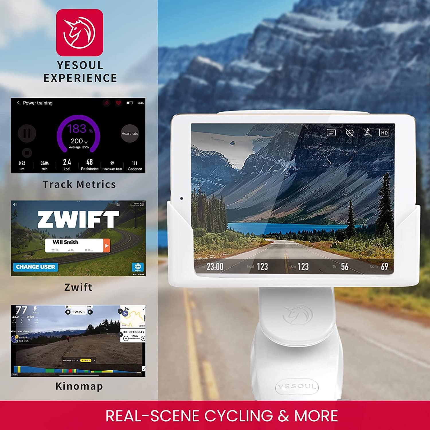 YESOUL Smart Connect Exercise Spin Bike Stationary with Bluetooth Armband - JOY2ESpree