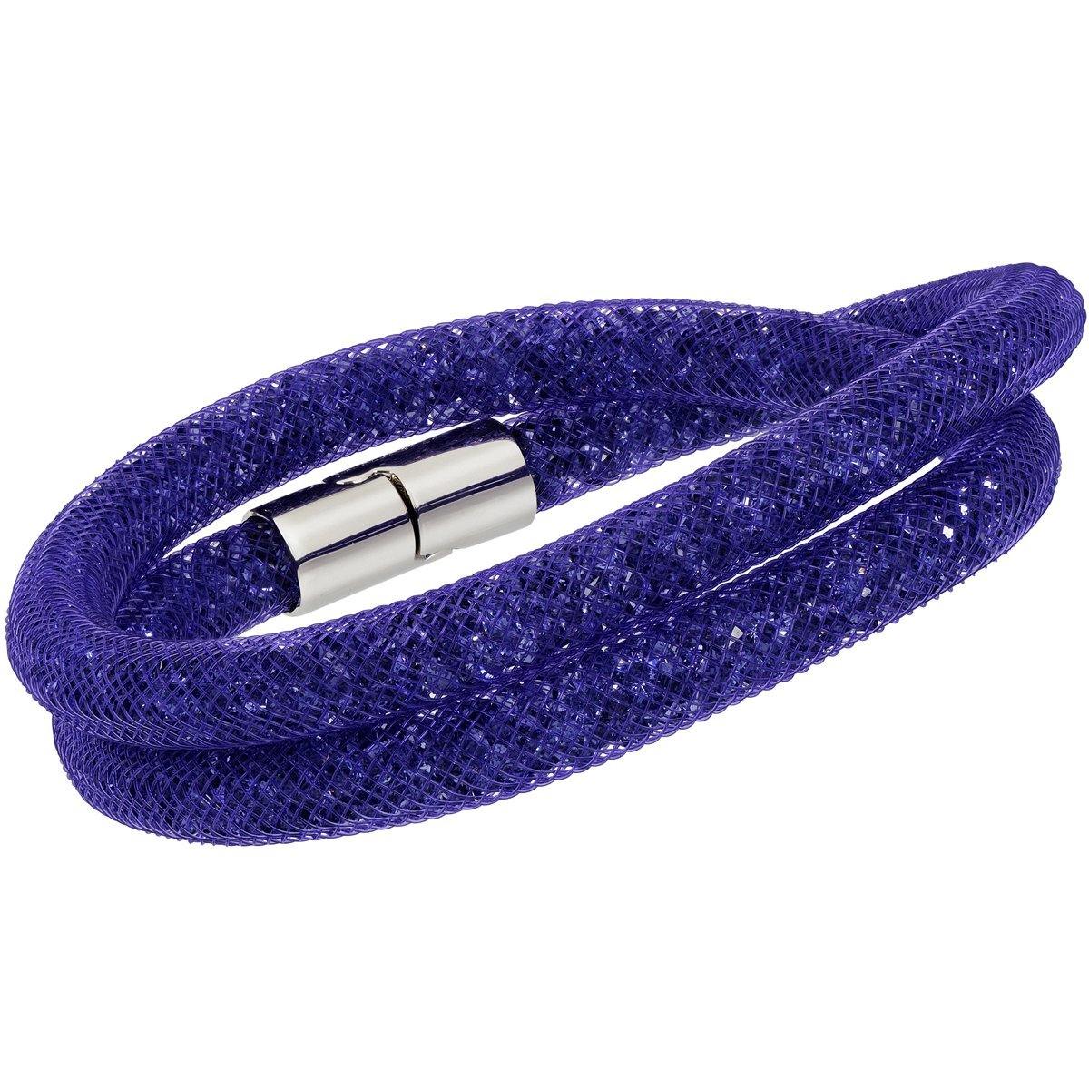 Swarovski Crystal STARDUST Purple Double Bracelet Medium #5089834 - JOY2ESpree