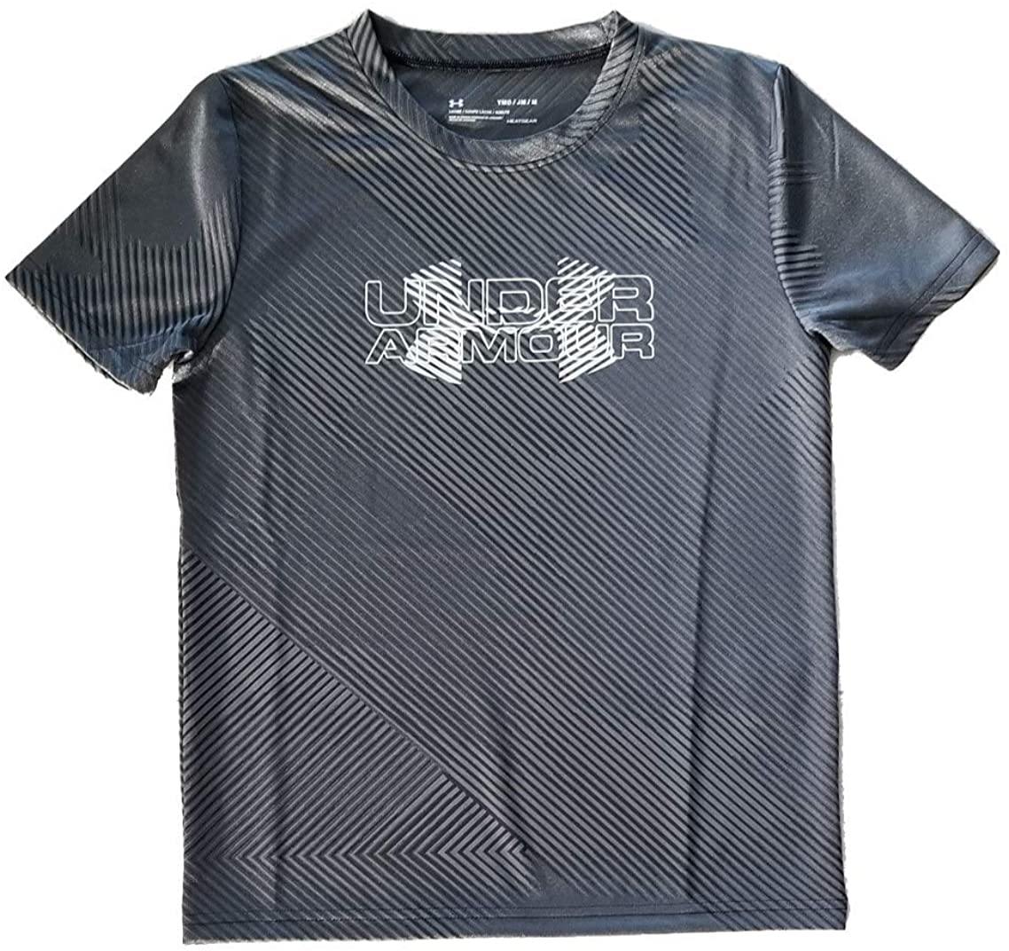 Under Armour Boys' Tech Big Logo Printed Short Sleeve Gym T-Shirt