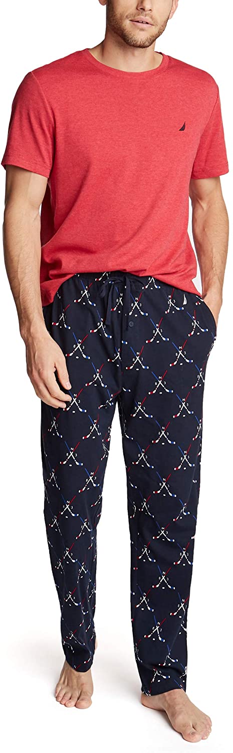 Nautica Men's Soft Woven 100% Cotton Elastic Waistband Sleep Pajama Pant - JOY2ESpree