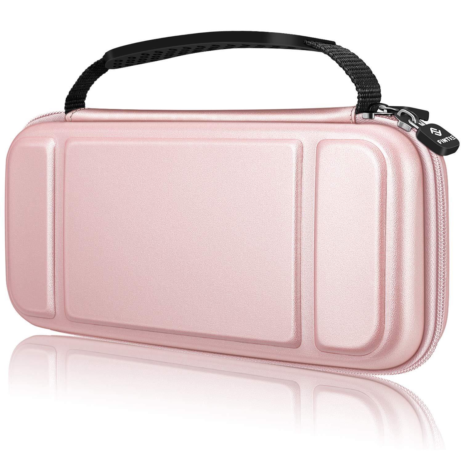 Fintie Carry Case for Nintendo Switch Lite 2019 - [Shockproof] Hard Shell Protective Cover Bag with 15 Game Card/2 Micro SD Card Slots - JOY2ESpree