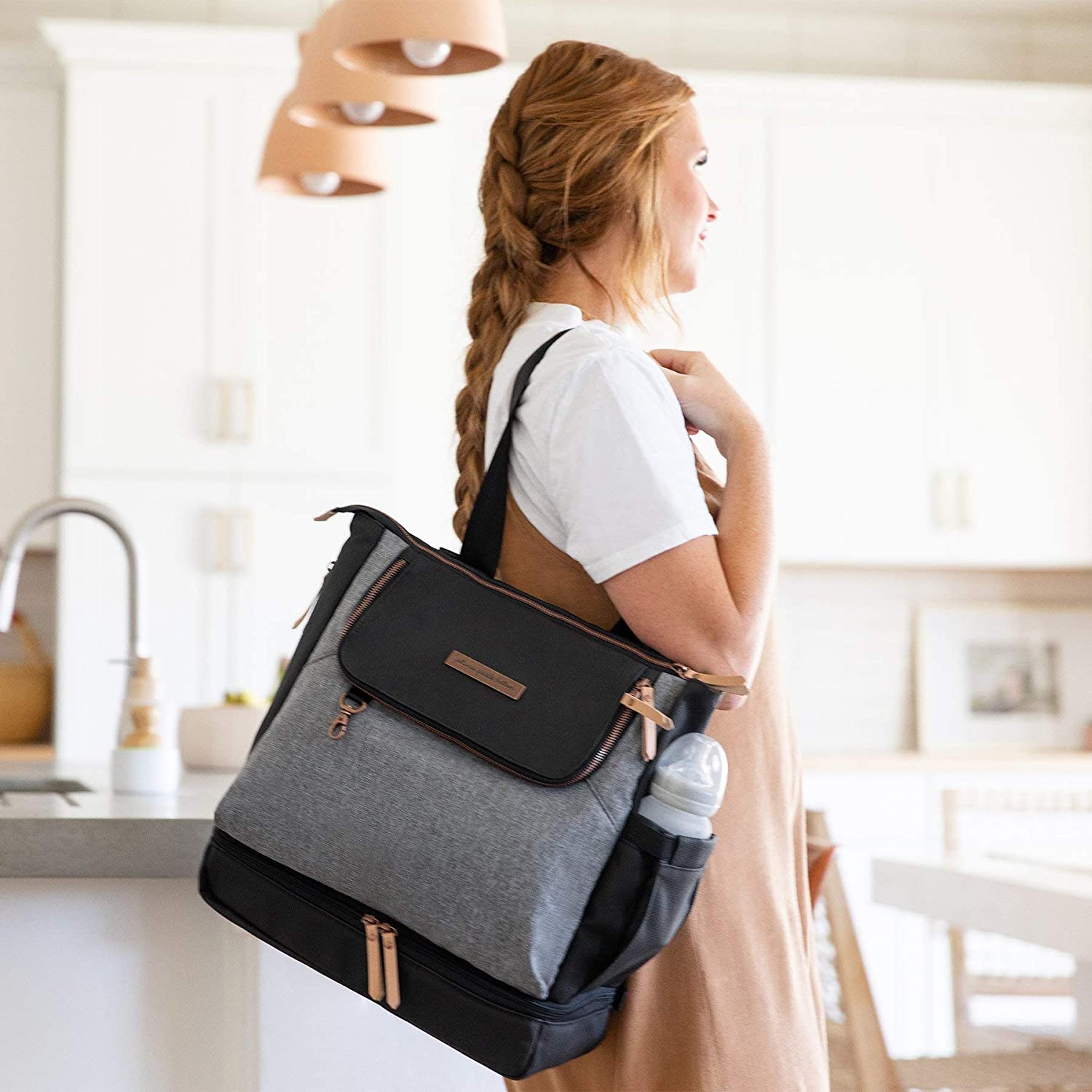 Petunia Pickle Bottom Pivot Backpack | Multiple carrying options (backpack or tote)