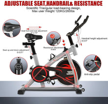 
                        
                          將圖片載入圖庫檢視器 HEKA Indoor Cycling Bike Stationary, Belt Drive Indoor Exercise Bikes - JOY2ESpree
                        
                      