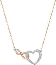 
                        
                          Load image into Gallery viewer, SWAROVSKI Women's Infinity Heart Jewelry Collections, Rose Gold Tone &amp; Rhodium Finish, Clear Crystals - JOY2ESpree
                        
                      