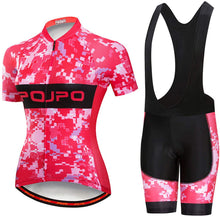 
                        
                          Muat gambar ke penampil Galeri, Women's Cycling Clothing Short Sleeve Bike Jersey Sets Bib Shorts Summer Cycling Sets Reflective
                        
                      