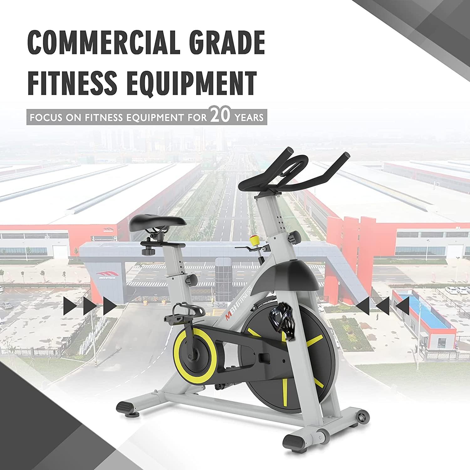 MBH Fitness Magnetic Exercise Bike Stationary, Indoor Cycling Bike for Home Gym Use - JOY2ESpree