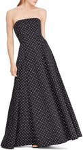 
                        
                          Load image into Gallery viewer, LAUREN RALPH LAUREN Womens Taranne Polka-Dot Faille Evening Dress
                        
                      