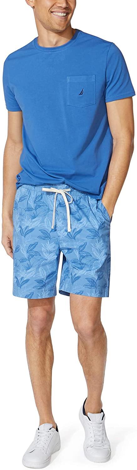 Nautica Men's Solid Crew Neck Short-Sleeve Pocket T-Shirt - JOY2ESpree