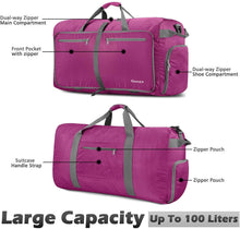 
                        
                          画像をギャラリービューアに読み込む, Gonex 150L Travel Duffel Bag Foldable Extra Large Duffle Bag XL Heavy Duty for Men Women for Luggage Shopping Gray
                        
                      