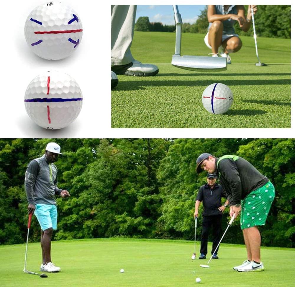 JKL Golf Ball Marker Alignment Tool-Golf Accessories for Golf Ball Marker Line Liner Drawing Stencil Kit - JOY2ESpree