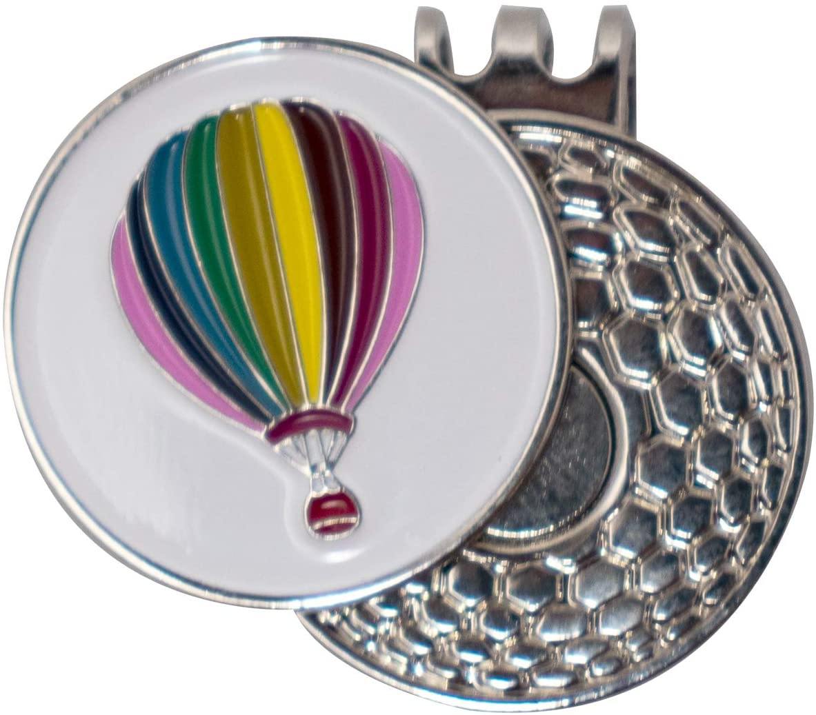 DA VINCI Magnetic Golf Hat Clip with 1 Inch Embossed Metal Golf Ball Marker - JOY2ESpree