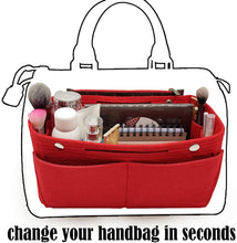 
                        
                          將圖片載入圖庫檢視器 Felt Purse Organizer Insert Bag organizer Multi Pocket Bag in Bag Organizer Shaper
                        
                      