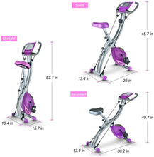 
                        
                          Cargar imagen en el visor de la galería, TECHMOO Folding Magnetic X Exercise Bike Portable Upright Recumbent 2 in 1 Stationary Bike - JOY2ESpree
                        
                      