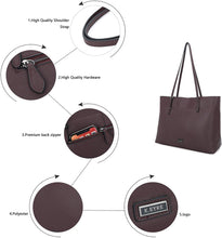 
                        
                          Cargar imagen en el visor de la galería, K.EYRE Women's Soft Faux Leather Tote Bag Purse Handbags Wallet Tote Shoulder Bag Purse Large Capacity
                        
                      