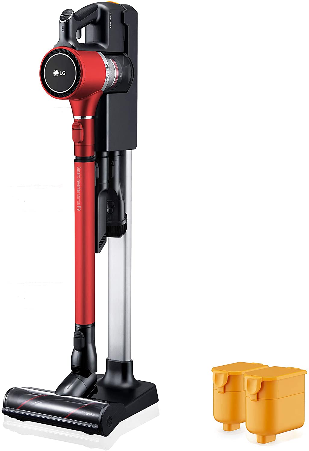 LG Cordzero A9 Ultimate, Two Batteries, for Hard-Floor, Carpet, Mattress, Car (A907GMS) Cordless Stick Vacuum, Matte Grey - JOY2ESpree