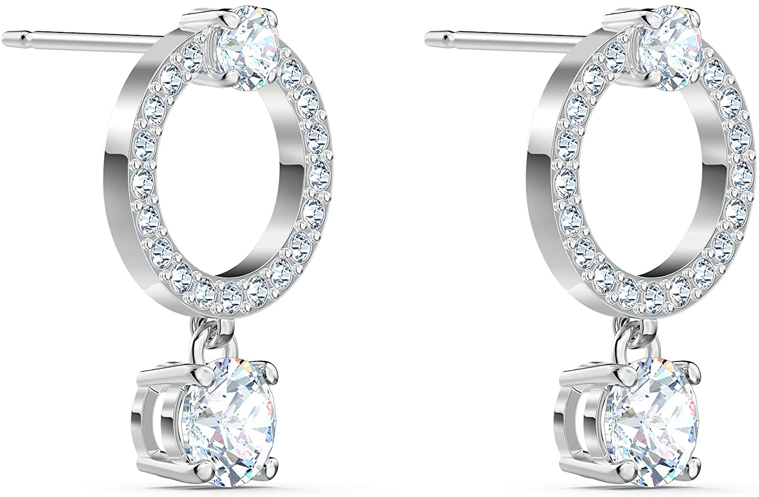 SWAROVSKI Women's Attract Crystal Jewelry Collection, Rhodium Finish - JOY2ESpree