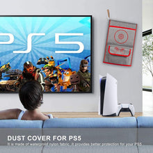 
                        
                          Load image into Gallery viewer, Esimen Sleeve Protective Case Dust Cover for PS5 Console /Playstation 5 Digital Edition ,PS5 Controller Cover Compatible with 12 Game Disc Pockets - JOY2ESpree
                        
                      