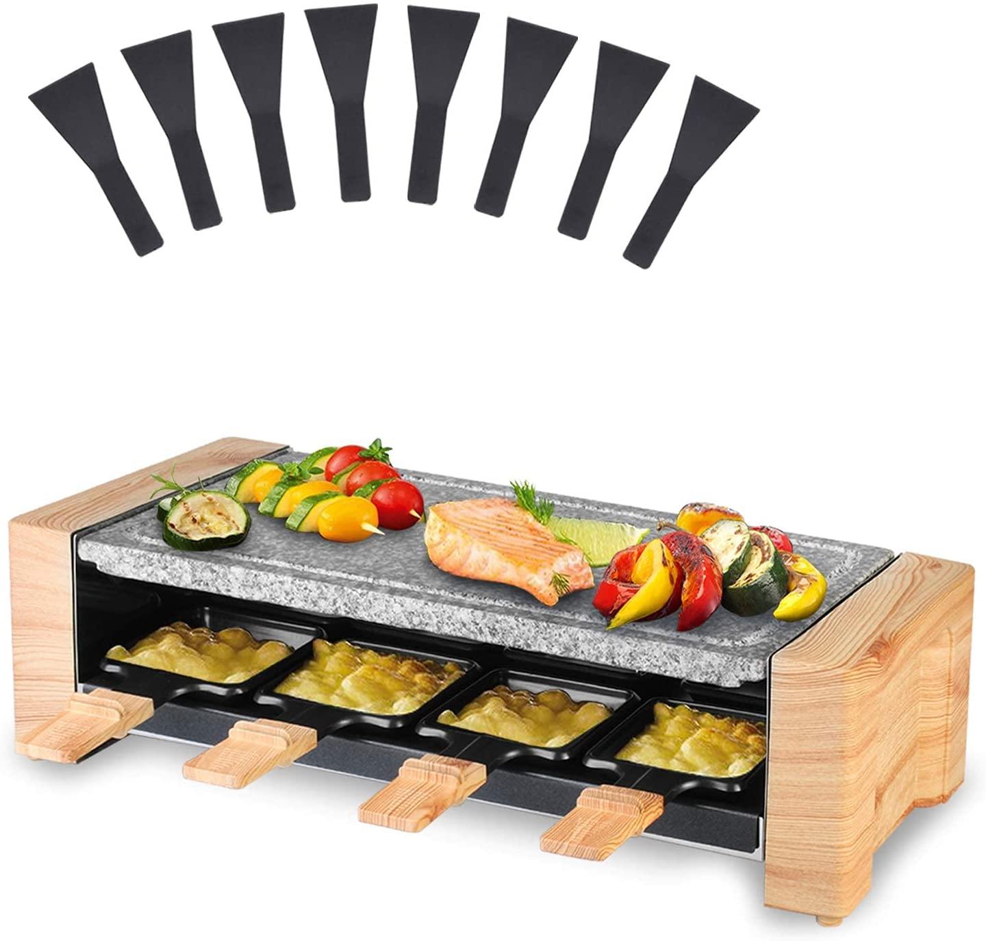 Artestia Electric Raclette Table Grill, Korean Bbq Grill, Raclette Grill 1450W Removable 2-In-1 with Grill Stone - JOY2ESpree