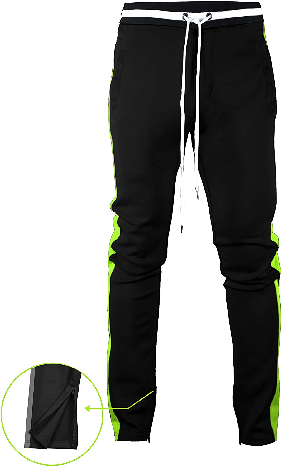 Screenshotbrand Mens Hip Hop Premium Slim Fit Track Pants