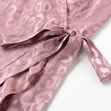 
                        
                          Load image into Gallery viewer, Miessial Women's Summer Chiffon V Neck Ruffle Maxi Dress Polka Dot Long Beach Wrap Dress
                        
                      