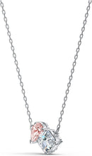 
                        
                          Load image into Gallery viewer, SWAROVSKI Women's Attract Soul Jewelry Collection, Rhodium Finish, Pink Crystals - JOY2ESpree
                        
                      