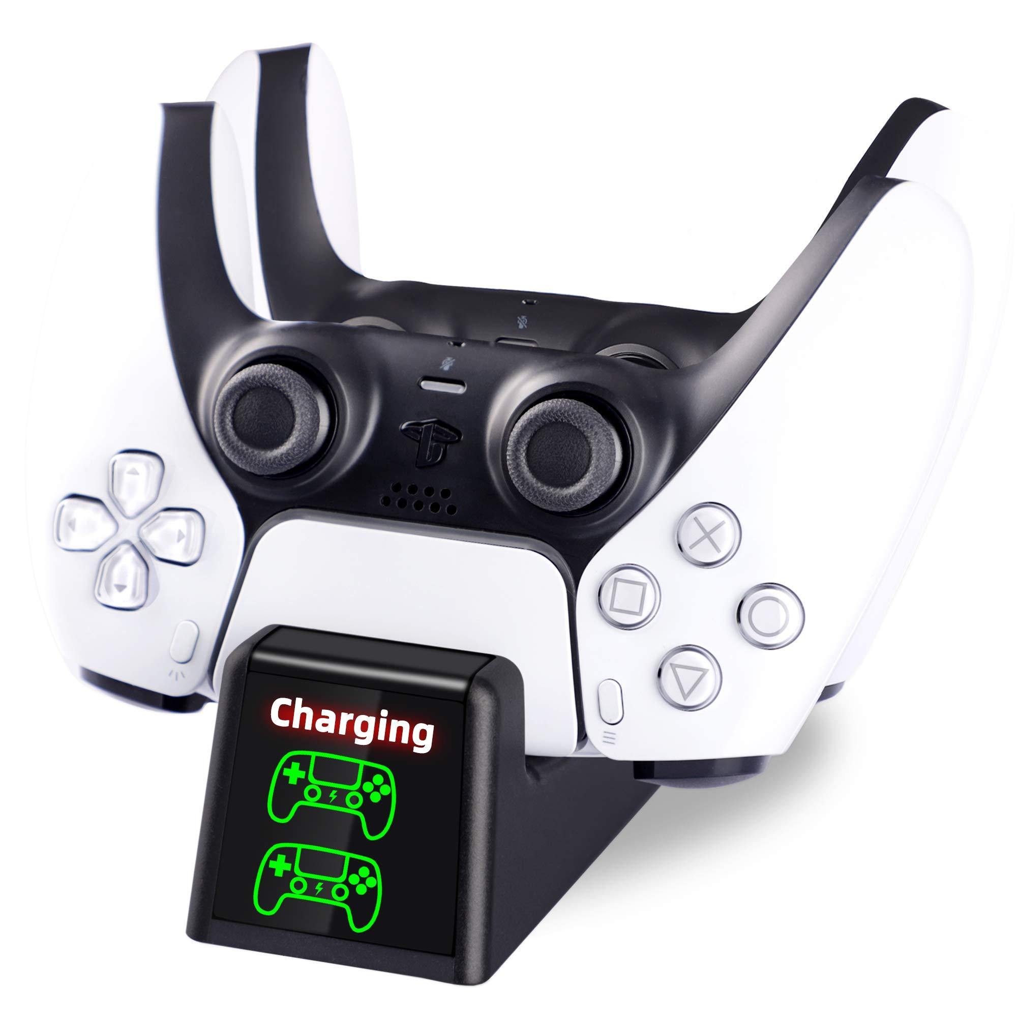 PS5 Controller Charger, Dual USB Type C PS5 DualSense Controller Charging Station - JOY2ESpree