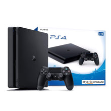
                        
                          Load image into Gallery viewer, Mytrix Playstation 4 Slim 2TB Console with DualShock 4 Wireless Controller and HDMI Bundle, Playstation Enhanced - JOY2ESpree
                        
                      