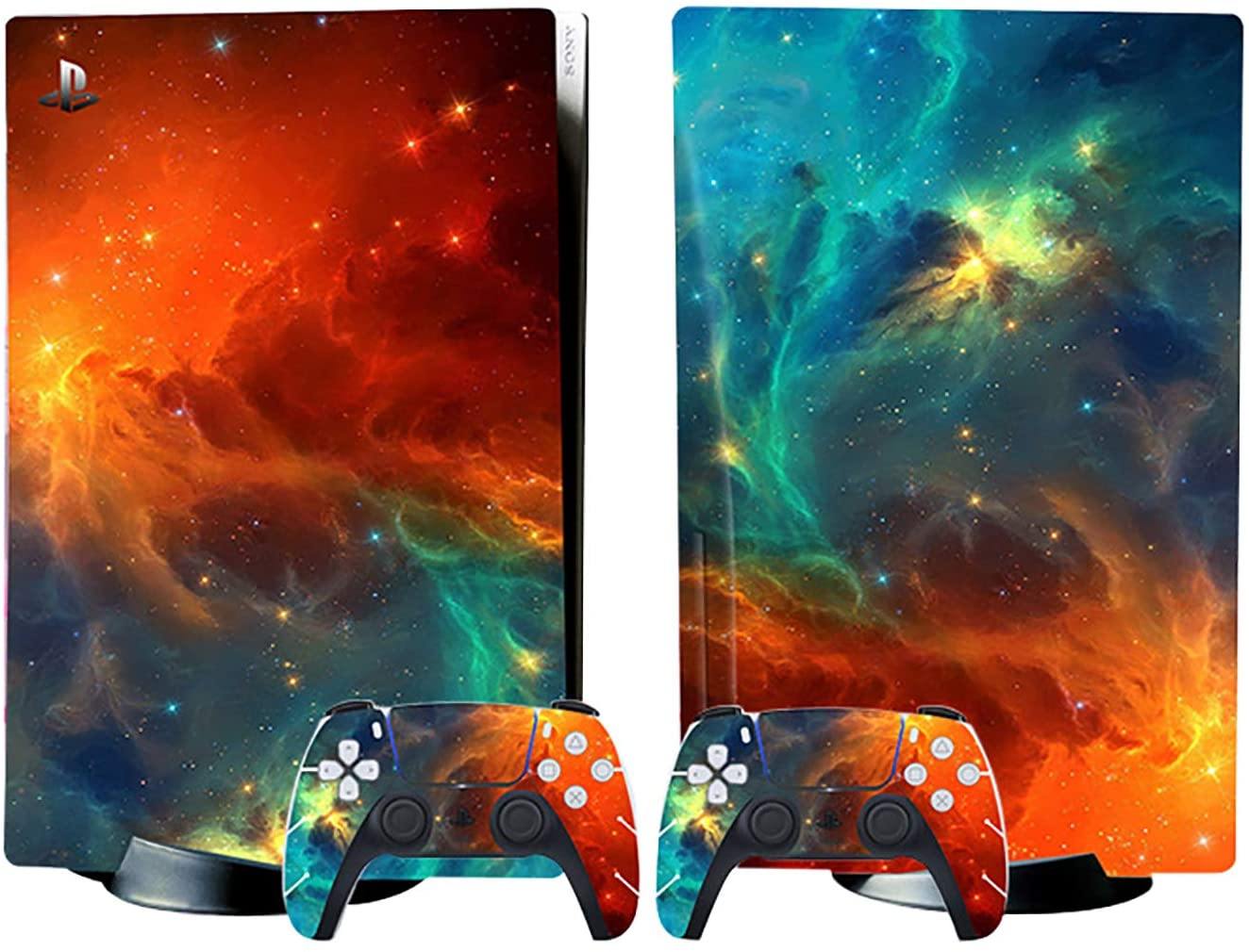Huaatiear PS5 Sticker Vinyl Decal Cover, Skin Decal for PS5 Console Regular and Playstation 5 Controller - JOY2ESpree