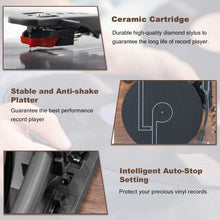 
                        
                          गैलरी व्यूवर में इमेज लोड करें, LP&amp;NO.1 Record Player, Classic Bluetooth Turntable with USB Recording - JOY2ESpree
                        
                      