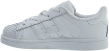 
                        
                          Muat gambar ke penampil Galeri, adidas Originals Unisex-Baby Superstar Elastic Sneaker, White/White/White
                        
                      