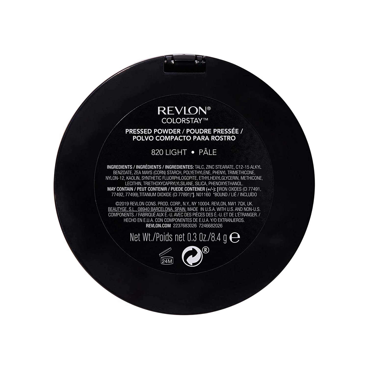 Revlon ColorStay Pressed Powder, Longwearing Oil Free, Fragrance Free, Noncomedogenic Face Makeup, Fair (810)