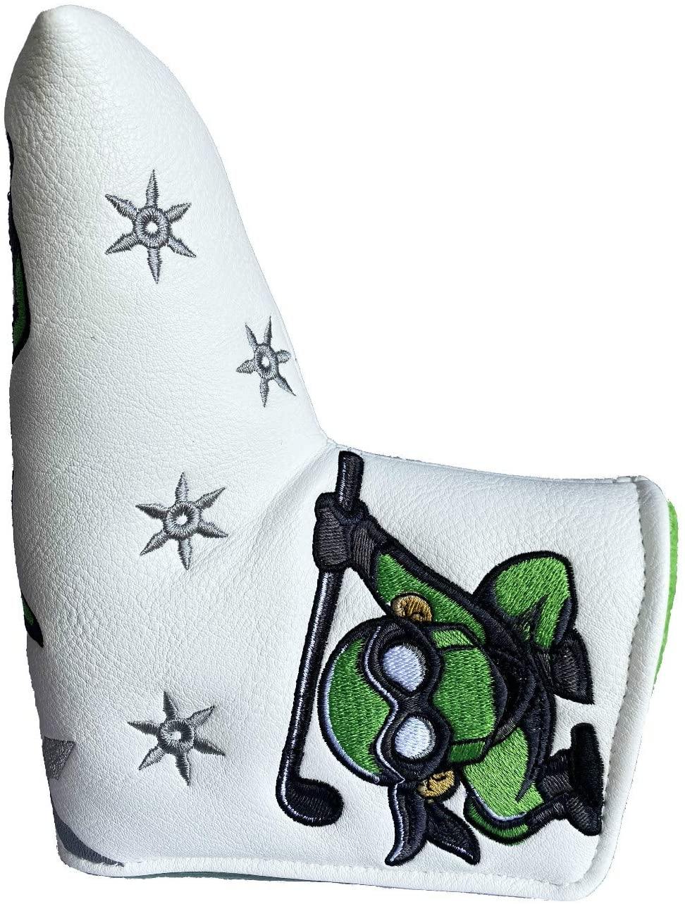 Yopral Golf Blade Putter Cover Green Headcover for Golf Clubs - JOY2ESpree