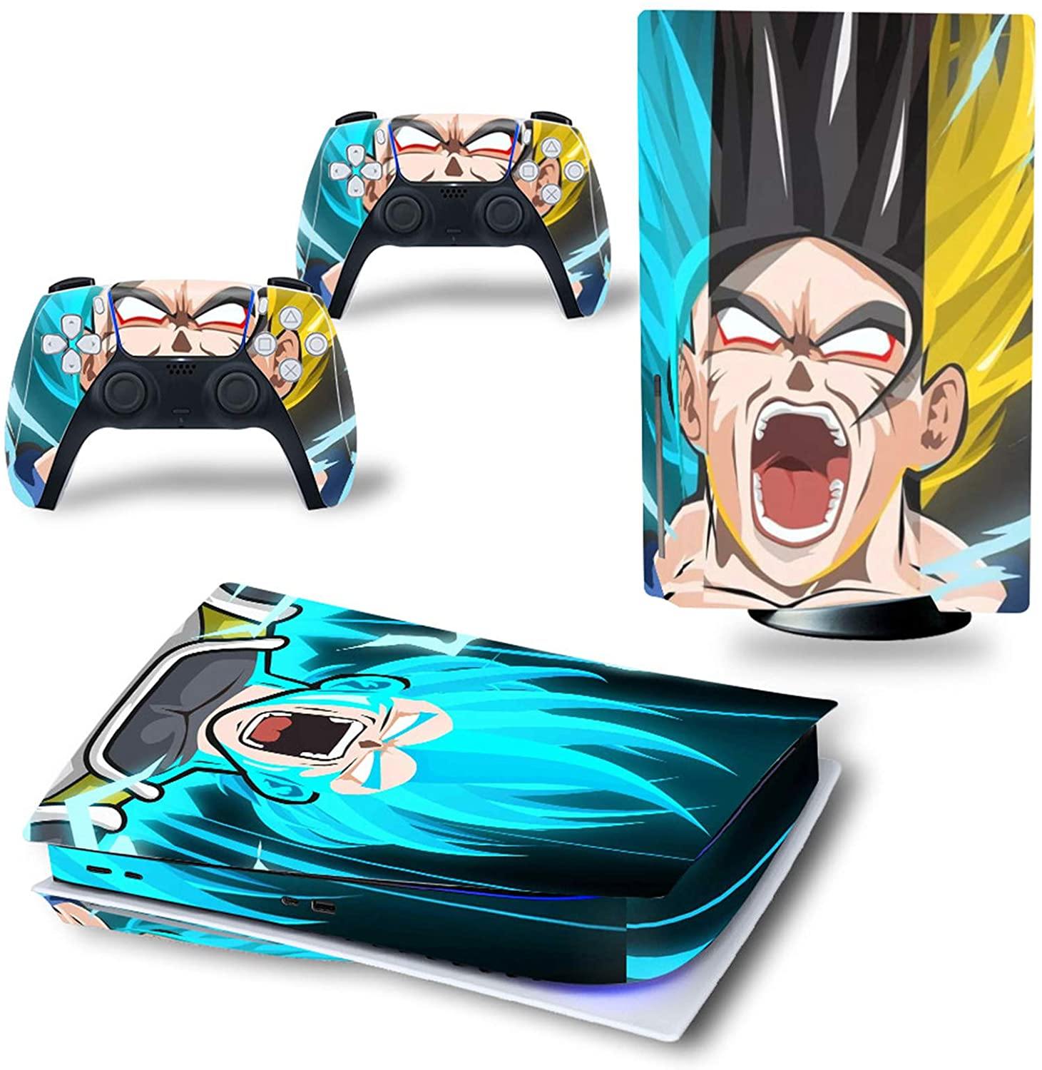 gotor Vinyl Sticker Pattern Decals Skin for PS5 Playstation 5 Console and 2 Controllers Skins (Playstation 5, Type-M) - JOY2ESpree