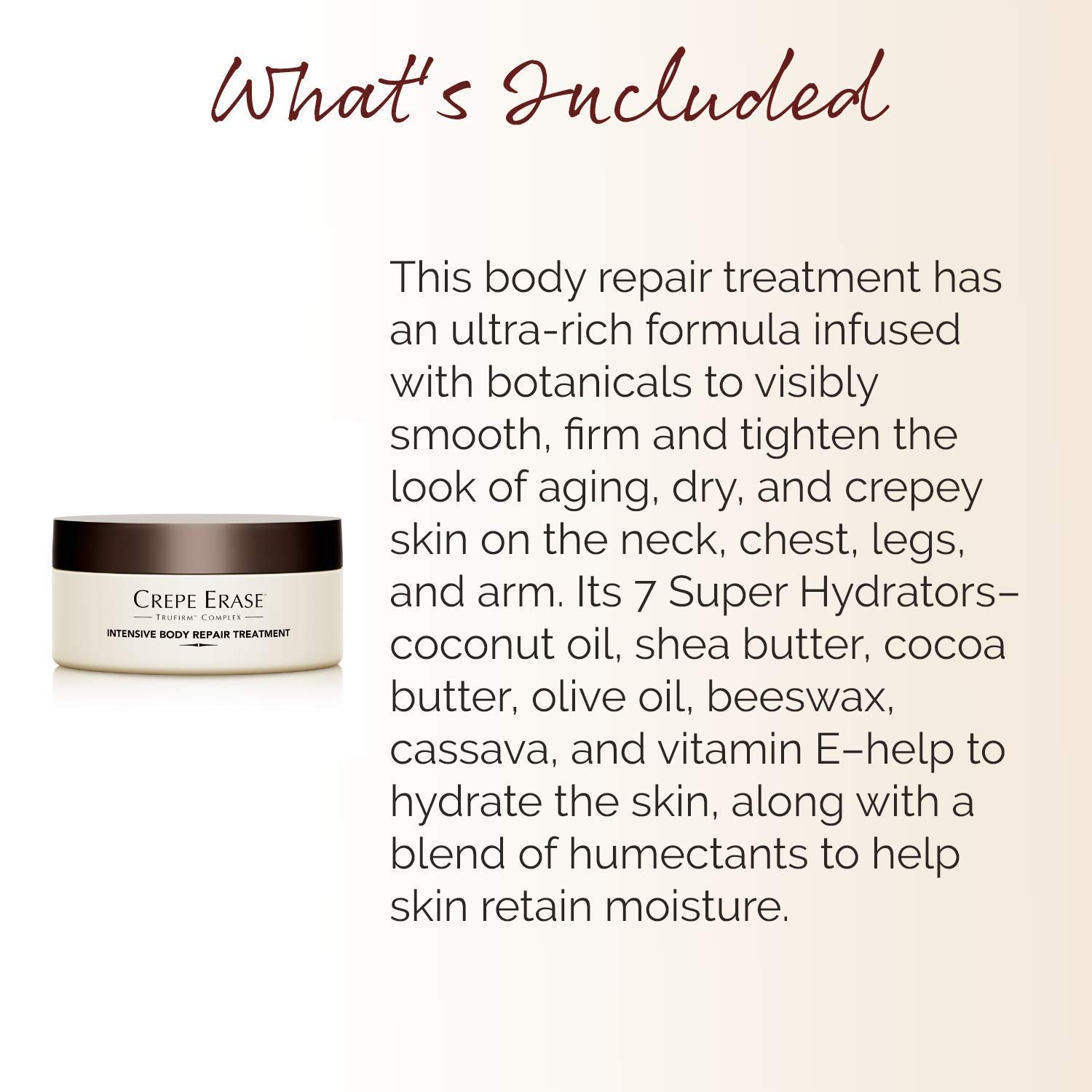 Crepe Erase Intensive Body Repair Treatment with TruFirm Complex