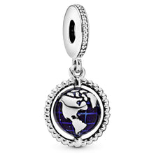 
                        
                          Muat gambar ke penampil Galeri, Pandora Jewelry Spinning Globe Dangle Cubic Zirconia Charm in Sterling Silver - JOY2ESpree
                        
                      
