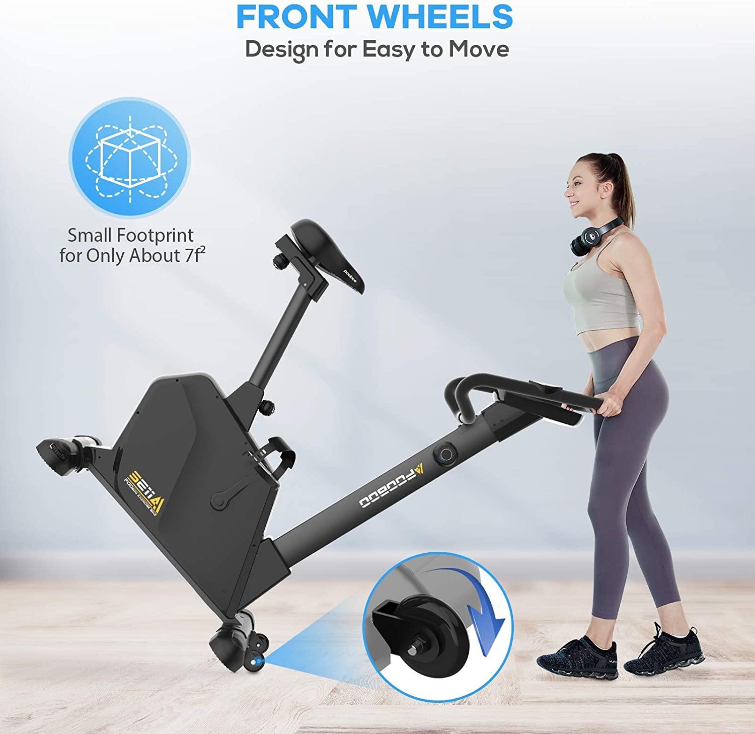 Exercise Bike Upright - JKANGFIT Magnetic Stationary Bikes Indoor Cycling Bike Quiet Belt Drive Exercise Bikes - JOY2ESpree